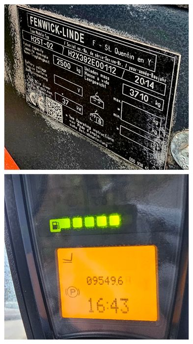 Wózek widłowy FENWICK-LINDE H25T-02 LPG 4.1m 2014r transport gwarancja