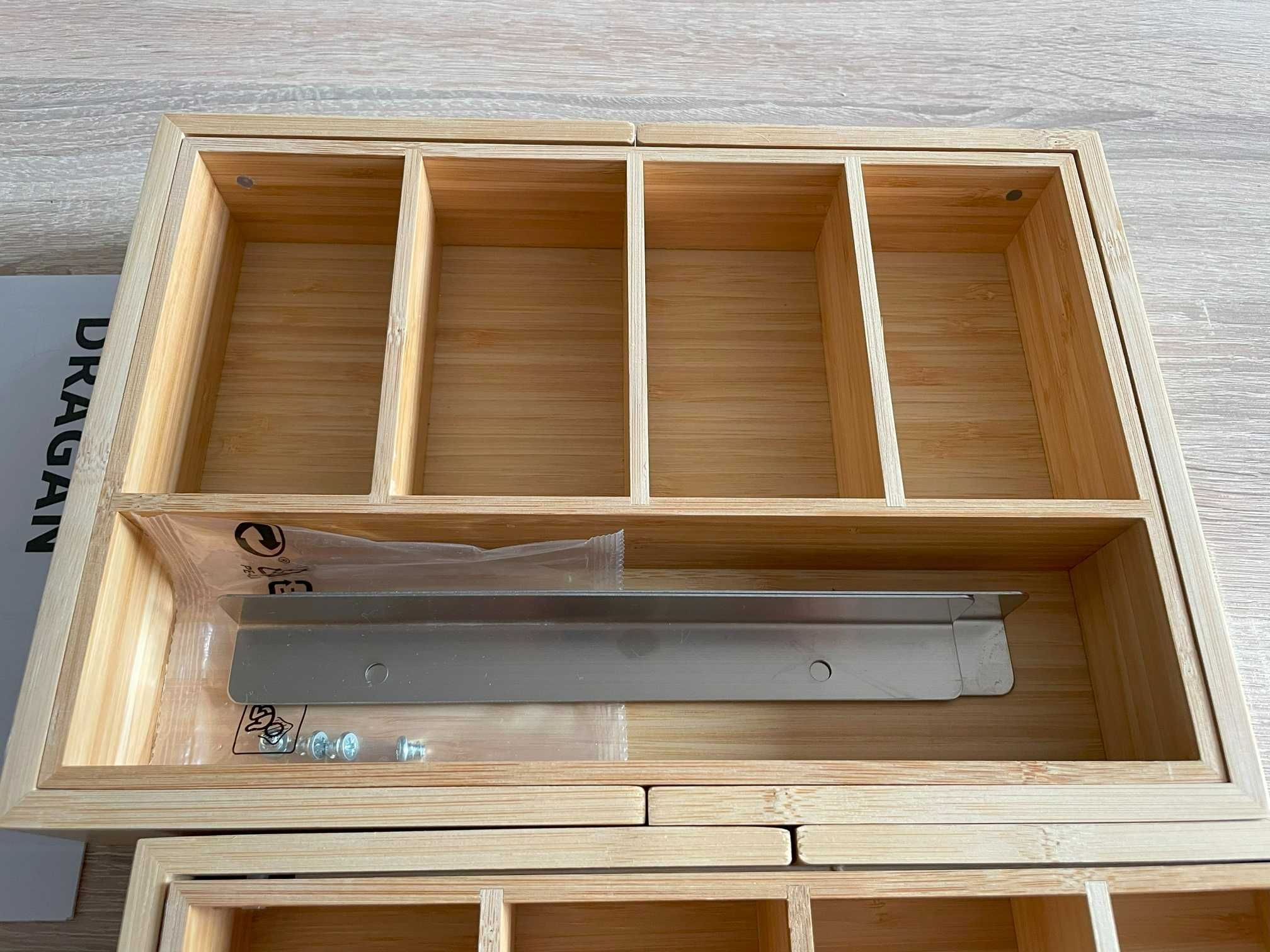 IKEA Dragan - organizer do szuflad łazienkowych, regulowany (2 szt.)