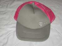 czapka z daszkiem T-Mobile haft gąbka dziurkowana czapeczka