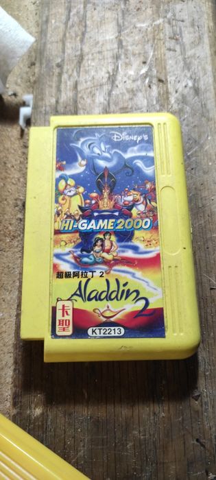 Hi game 2000 aladdin 2 disney pegazus konsola retro kartridż kartrige