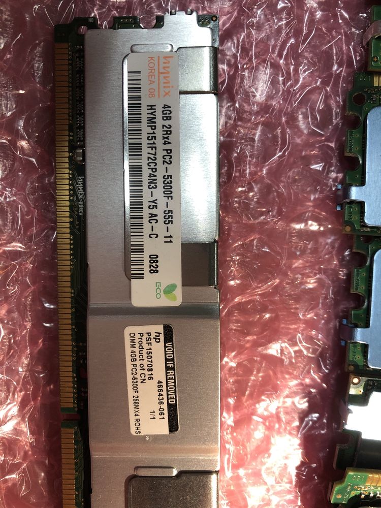 Memorias HPe 580 G5