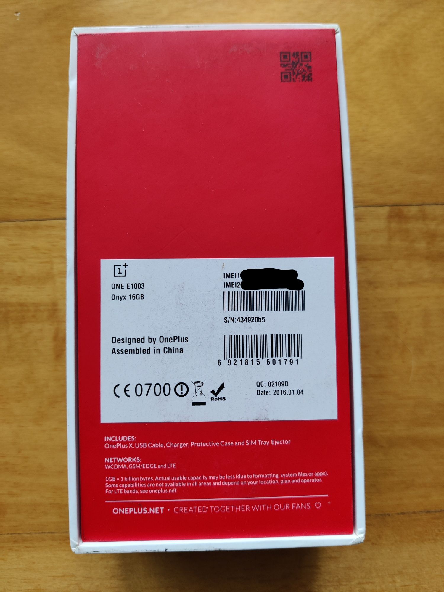 OnePlus X Onyx 16GB (Como Novo)