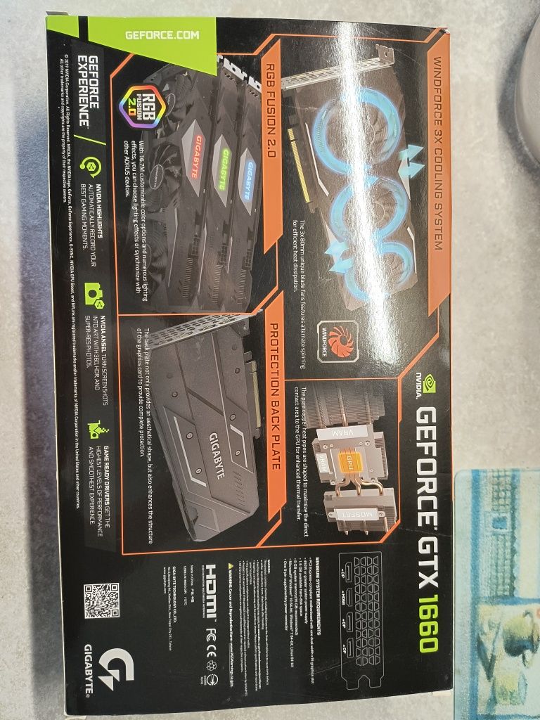 Gigabyte GeForce GTX 1660 Gaming OC 6GB