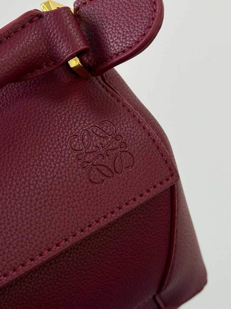 Torebka Loewe Smal Puzzle Bag Burgundy