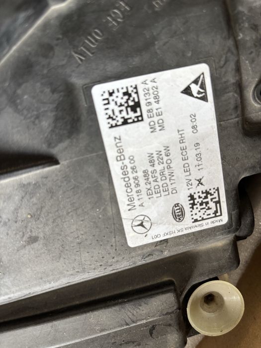 Otica direita mercedes CLA Led High Performance