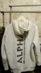 alpha industries white hoodie біле худі sk8 y2k drip opium street wear