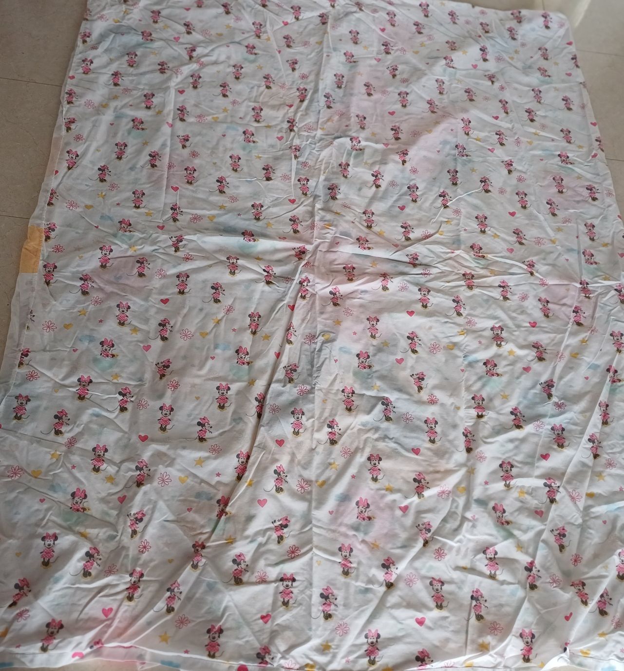 Conjunto capa de edredão Minnie em excelente estado para cama de solte