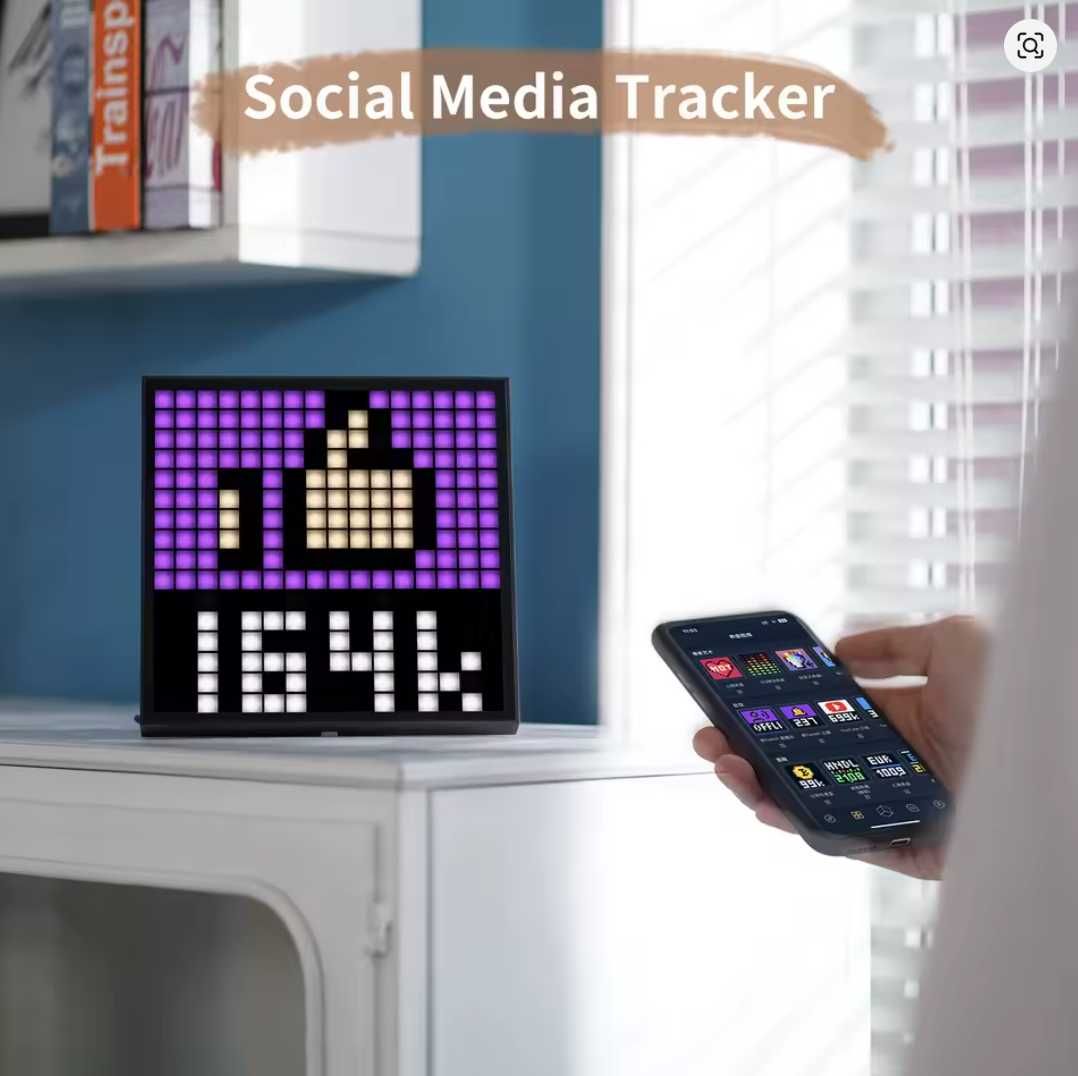 Divoom Pixoo 16 WiFi — смарт-панель з піксель-артом