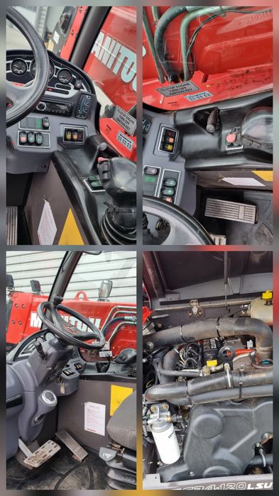 Ładowarka teleskopowa Manitou MLT 634-120  14r Full opcja,Piękna,Klima
