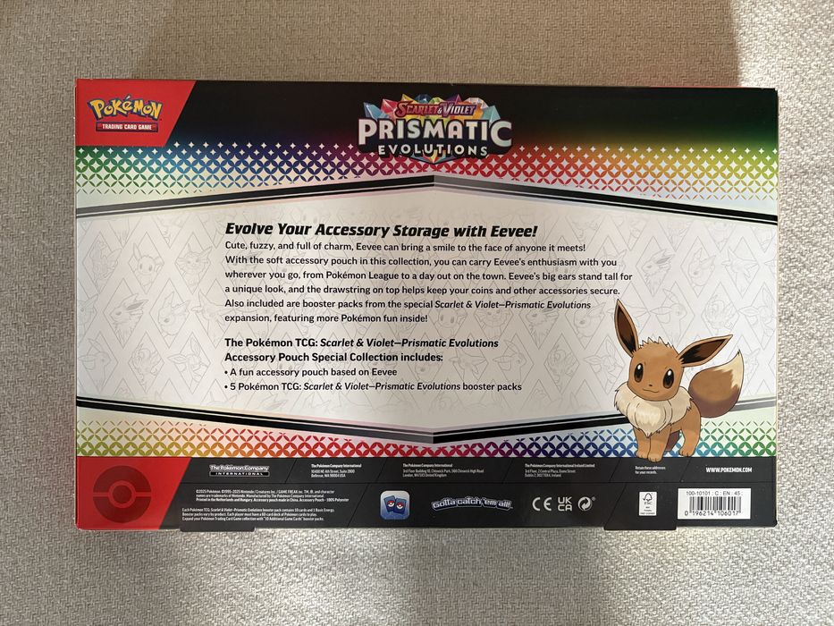 Pokémon Prismatic Evolutions Accessory Pouch