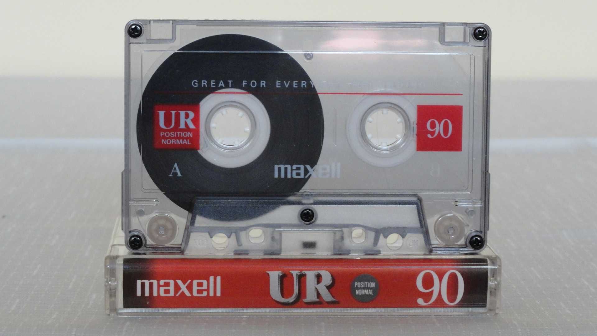 Kaseta audio Maxell UR 90 Position Normal, TYPE I. Made in U.K.