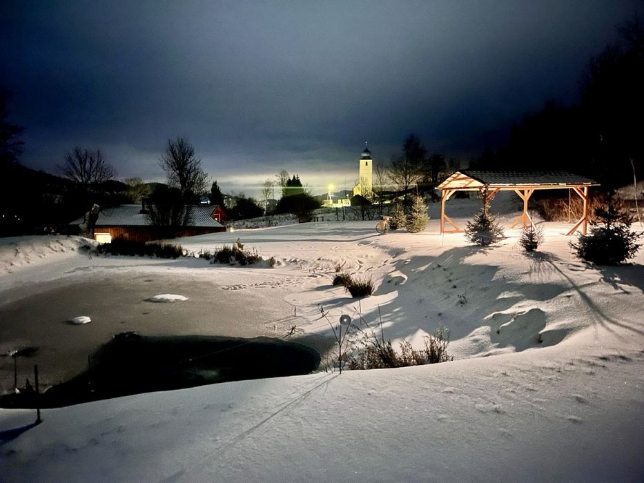 Święta/Sylwester!Domek drewniany 6-8 osób/ sauna/ staw/ grill