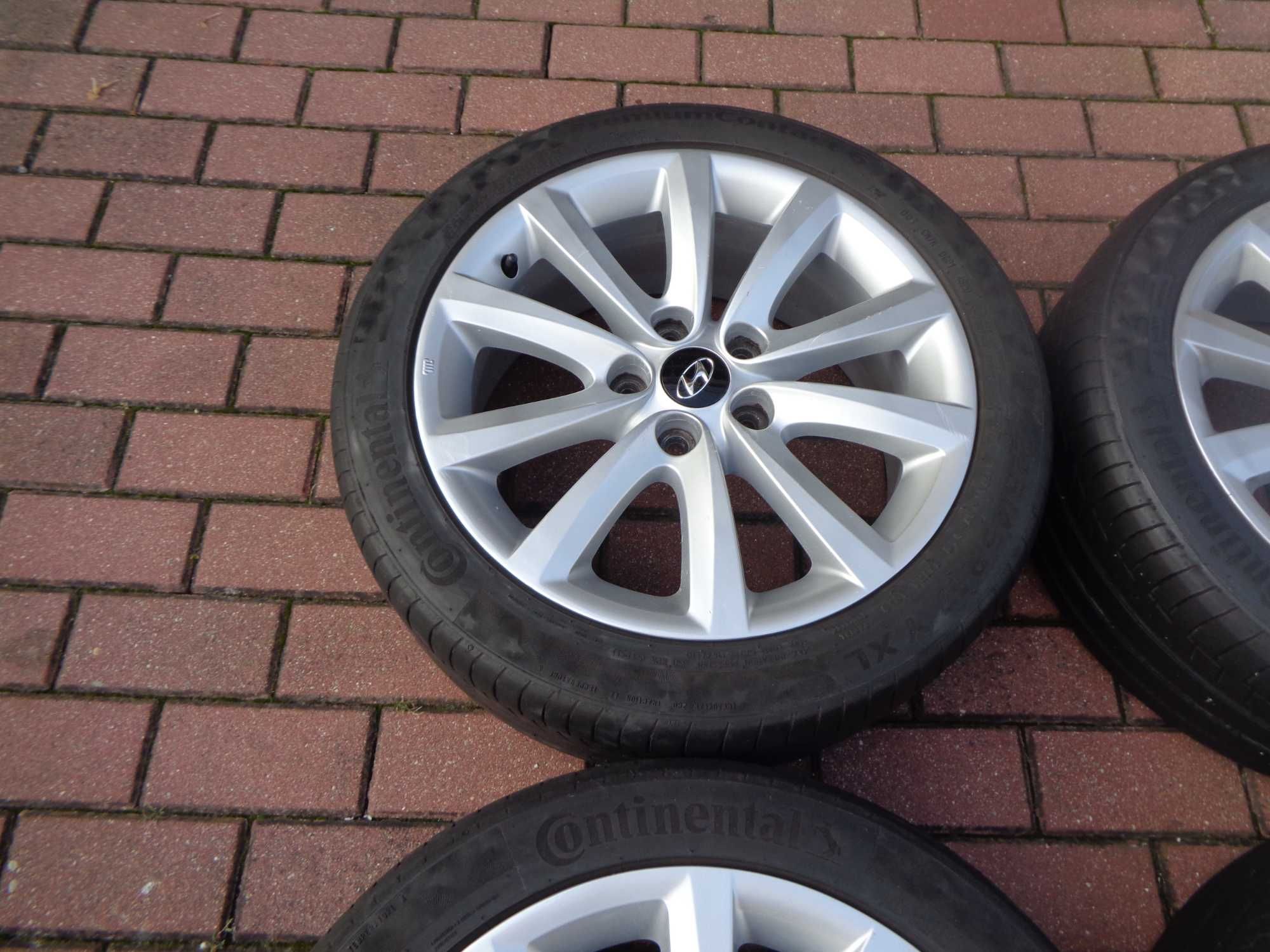 Alufelgi 17 Hyundai I30 I40 Kia Ceed Carens z oponami 20r sr 67mm ORG