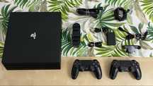 PS4 Pro + 2 Dualshock 4 [V2] + Extras