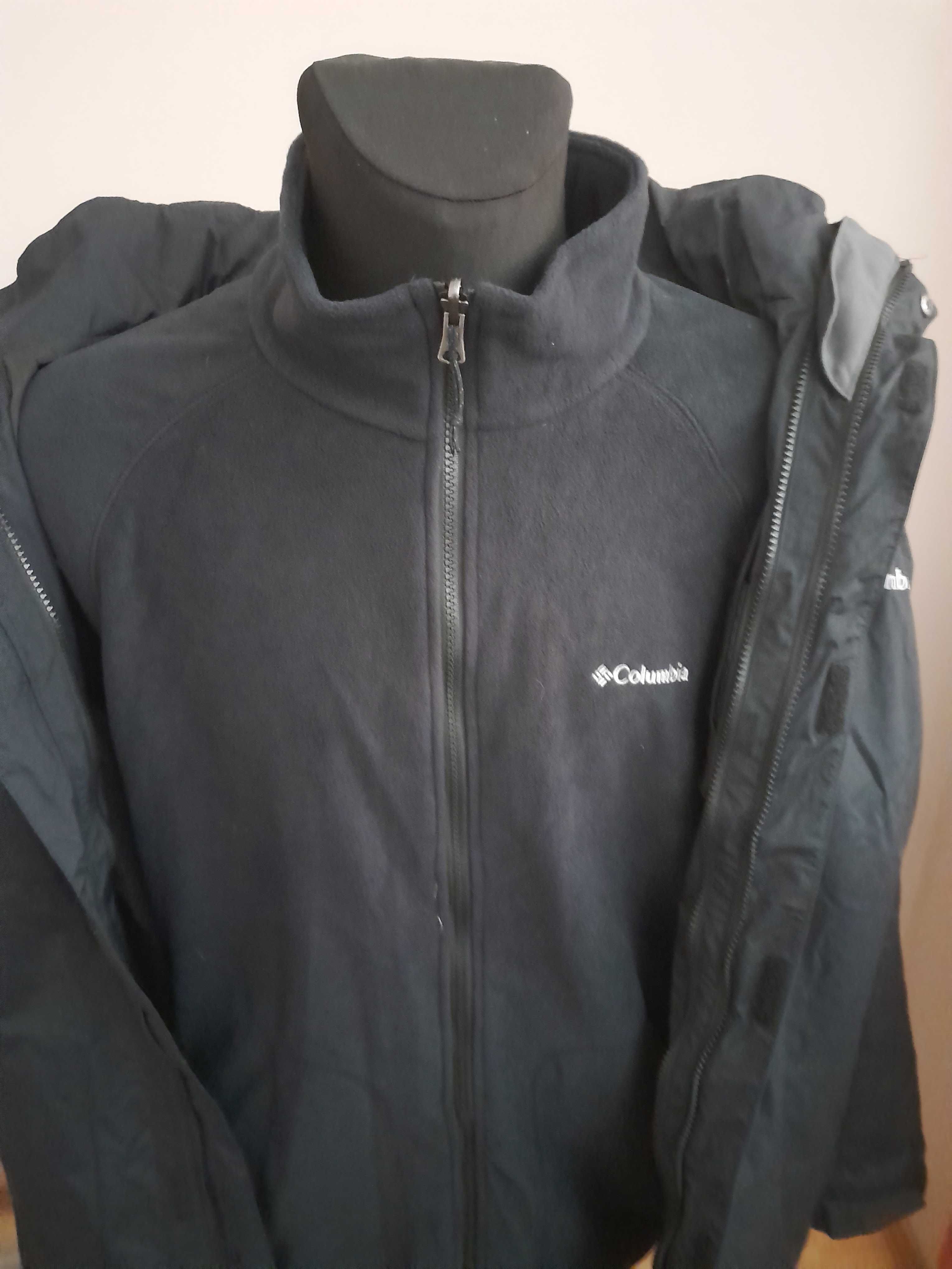 Kurtka z polarem odpinanym 3w1 Columbia intercharge jacket XL nowa