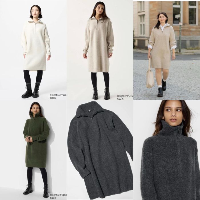 Uniqlo. Теплі жіночі сукні XS, S, М, L