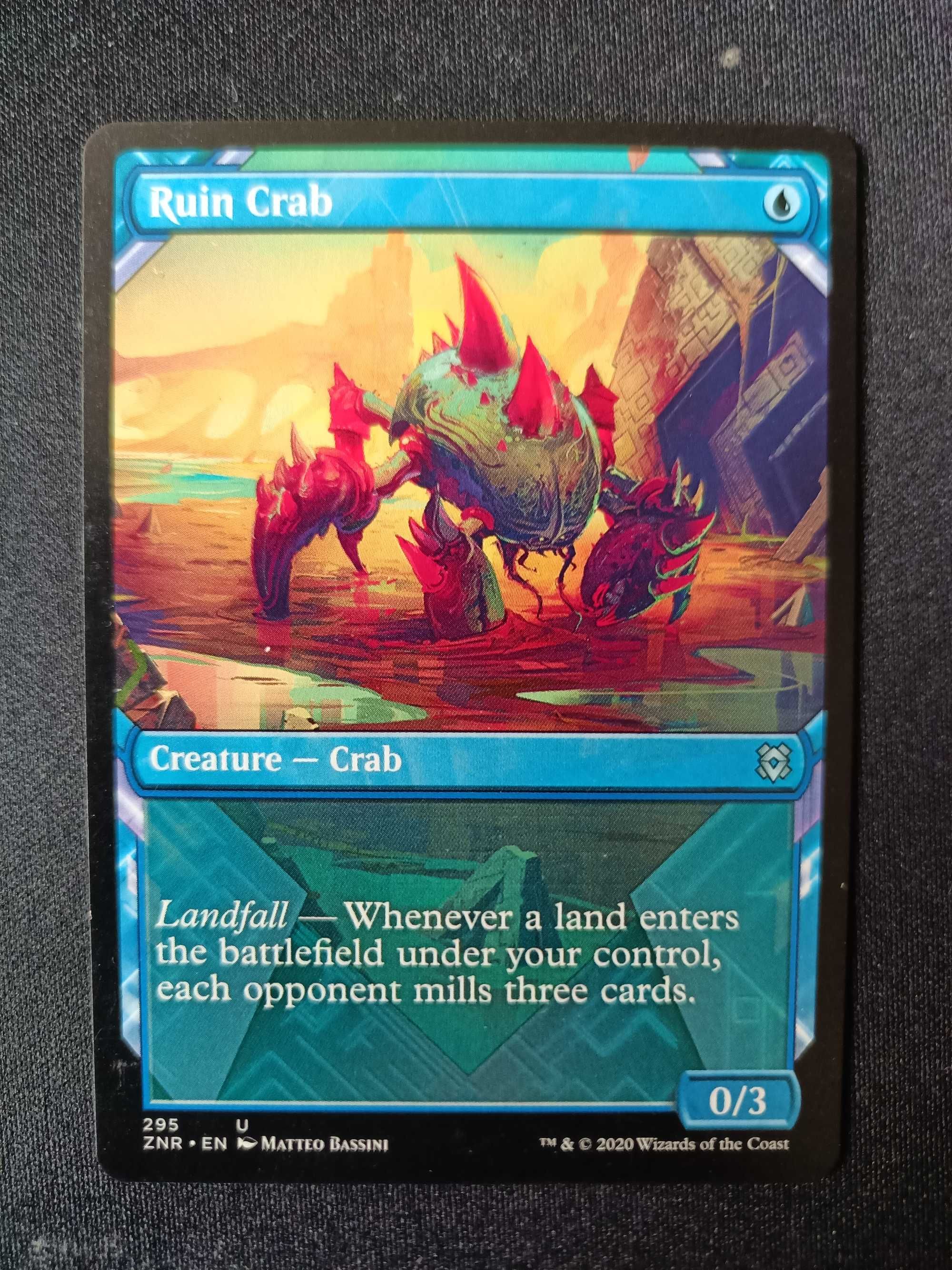 Zaxara, the Exemplary , traverse the outlands, ruin crab MTG