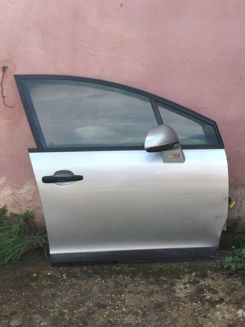 Porta Portas Nuas Citroén C4 Modelo 2006 Cor Cinza Frente e de Trás