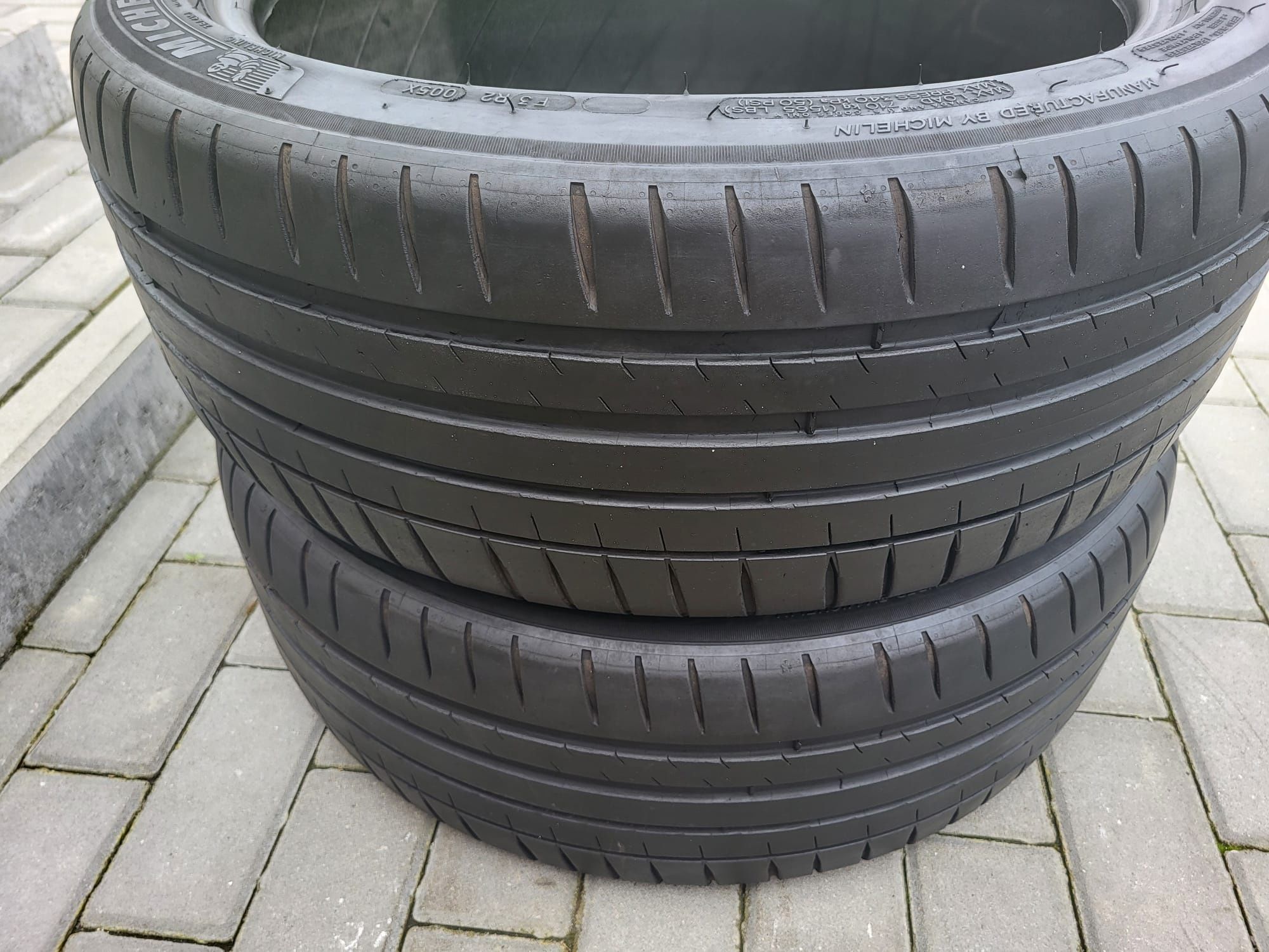 2x Opony Letnie 225/45ZR19 Michelin Pilot Sport4 Bieżnik 5-6mm Rant Oc