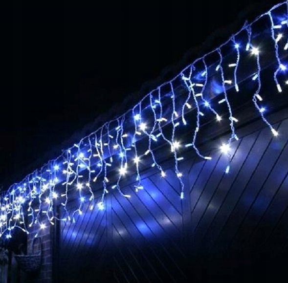 Sople Flash 200 Led Zewnętrzne Białe Zimne Choinkowe Lampki