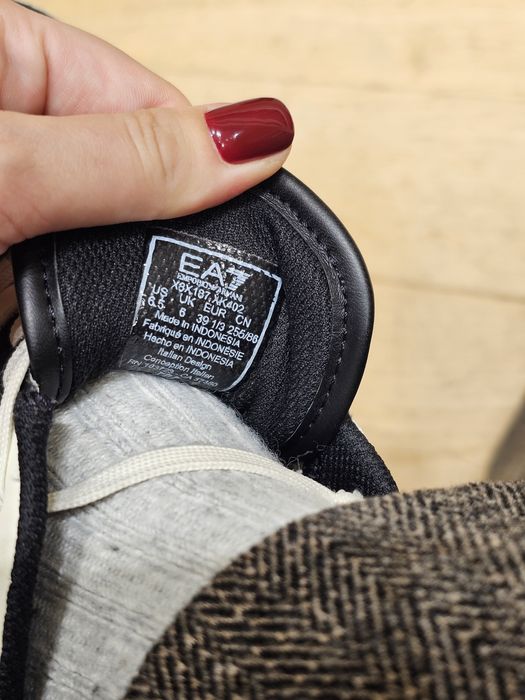 ‼️Шкіряні кросівки кеди Armani EA7