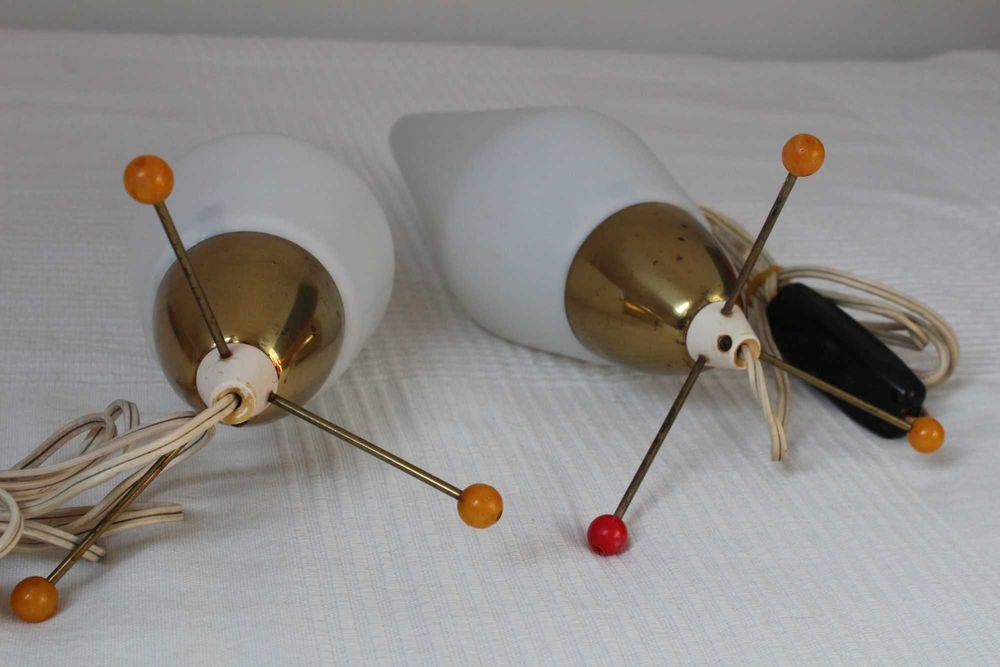 lampki Rocket dla Lustry Kamenicky Senov Czechosłowacja lata 60