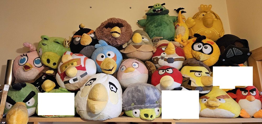 Kolekcja zabawek pluszaków Angry Birds (22 sztuki)
