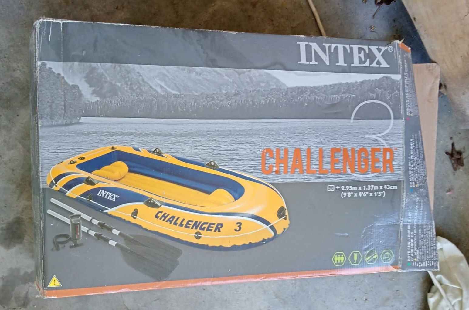 Barco insuflavel Intex Challenger