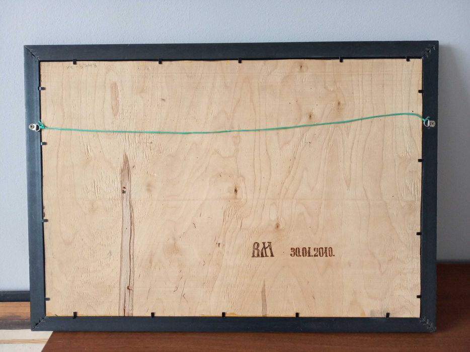 Картина «Охотники на привале» выжигание, 40х60см. Подарок