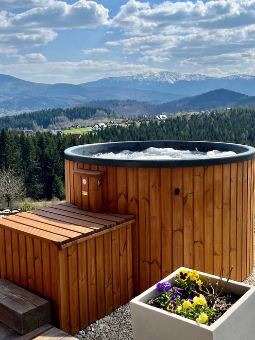 Zawoja I Domek z balią/jacuzzi i widokiem w górach - Ovis Homes