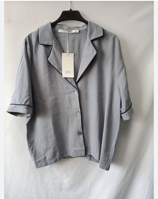 Рубашка для сну. 100% бавовна. Контрастна окантовка.