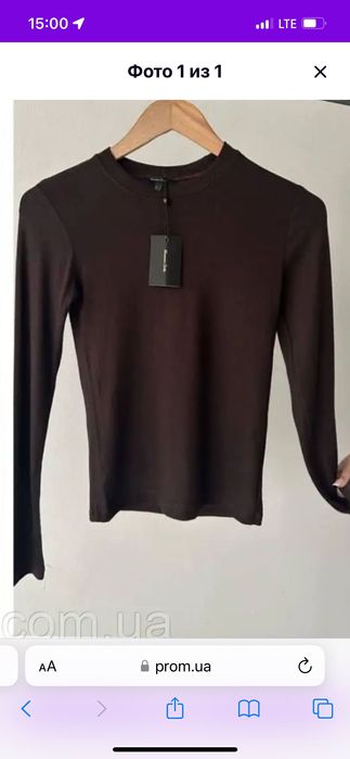 Лонгслив Massimo Dutti! Люкс!