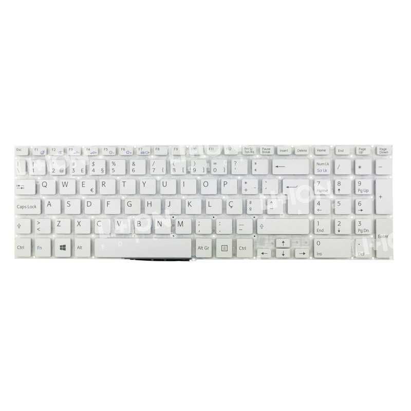 Teclado PT Sony SVF152C29M SVF15NE2E SVF152A29M - Branco ou Preto