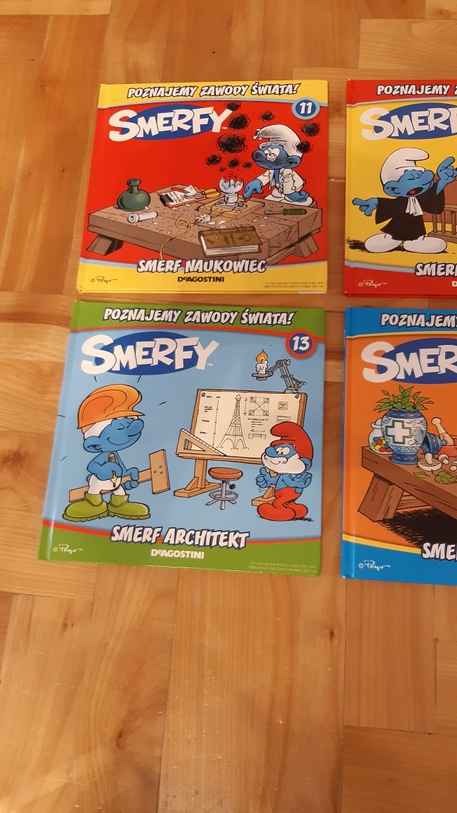 Książki dla dzieci Smerfy bajka książeczki 8 szt