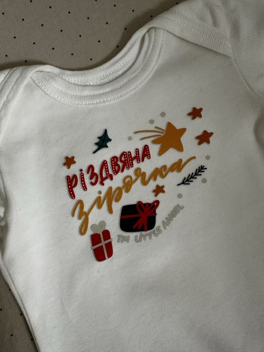Боді на різдво як для хлопчика так і для дівчинки