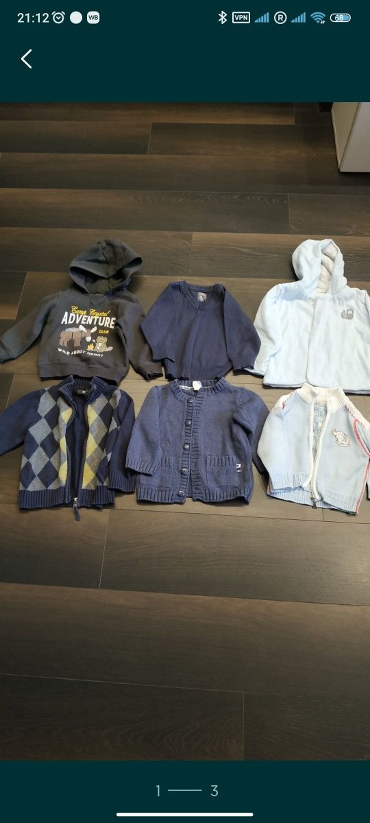 Худи, свитер, бомбер, кофта H&M, Carter's, Mothercare, Наши дети 12-18