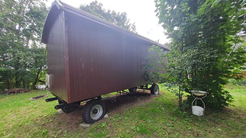 Barakowóz, domek na kołach, barak, kontener. Mobilny! 6 x 2,4 m.