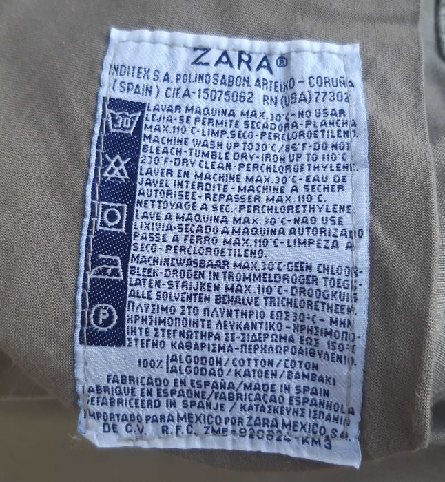 Calções Cargo Trekking Homem Zara Adventure Collection Estimados