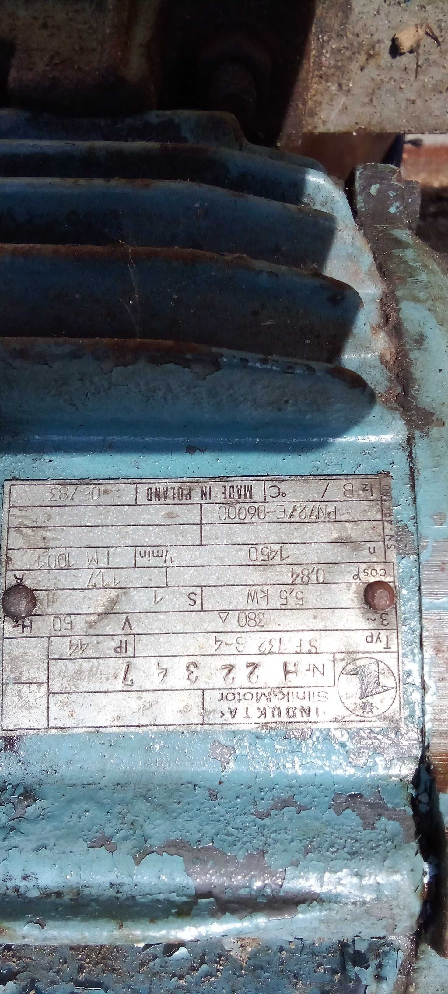 Indukta Silnik- Motor 5,5 kw