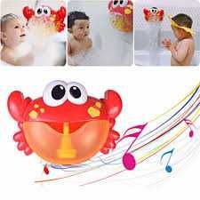 Музыкальная игрушка для ванны Bk Toys краб мыльные пузыри пена