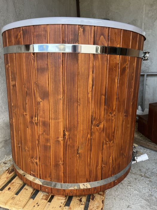 Beczka do schładzania + schody