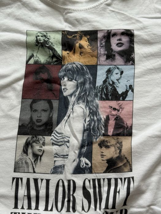 Koszulka tshirt Taylor Swift rozmiar S krótki rękaw biała
