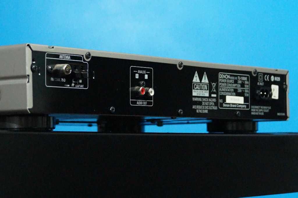 Tuner stereo fm DENON TU-1500AE z pilotem i kartonem srebrny gwarancja