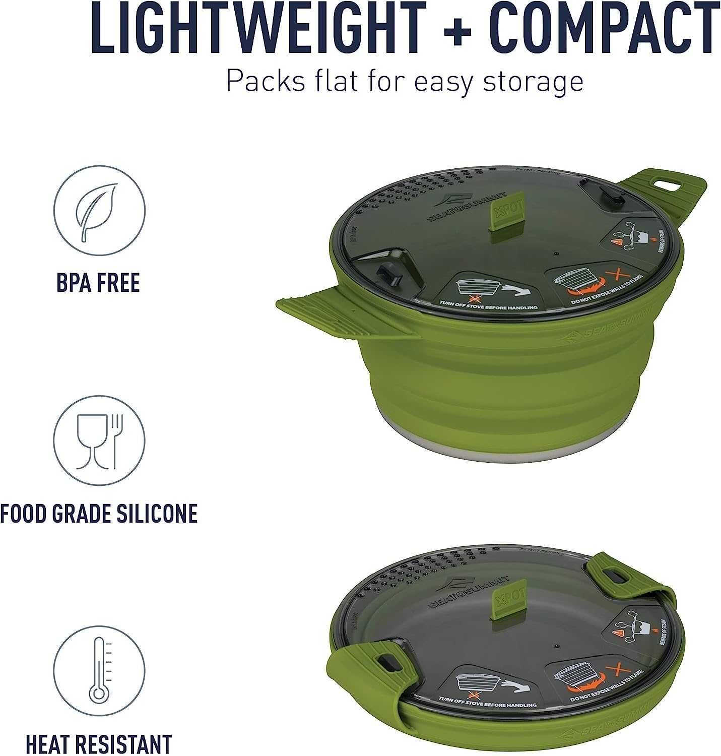 Кастрюля Sea to Summit X-Pot, 2,8 л (набір посуду, ситусаммит)
