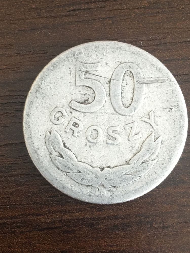 50 gr 1949 rok bez znaku mennicy