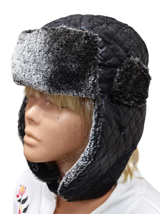 OVS ciepła czapka damska uszatka zima rozm. 56