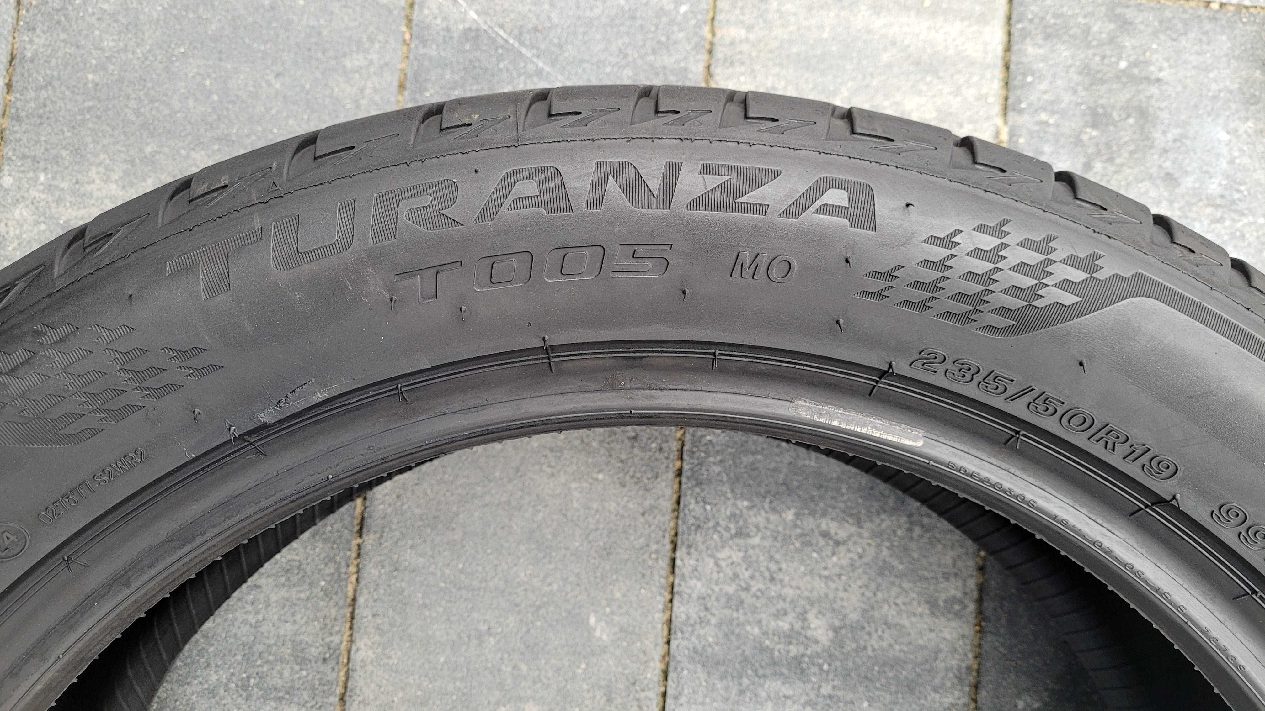 4szt. Bridgestone Turanza T005 z 2020r. 235/50 R19