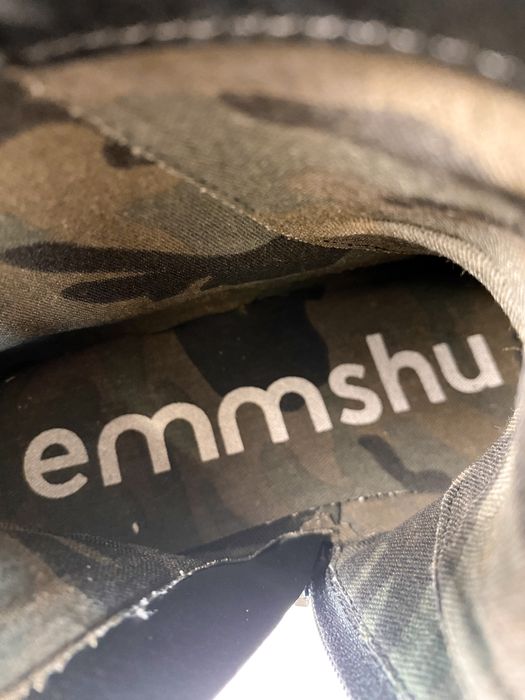 Emmshu Botas Com Plataforma Estilo Militar Bandit Black - 38 EU