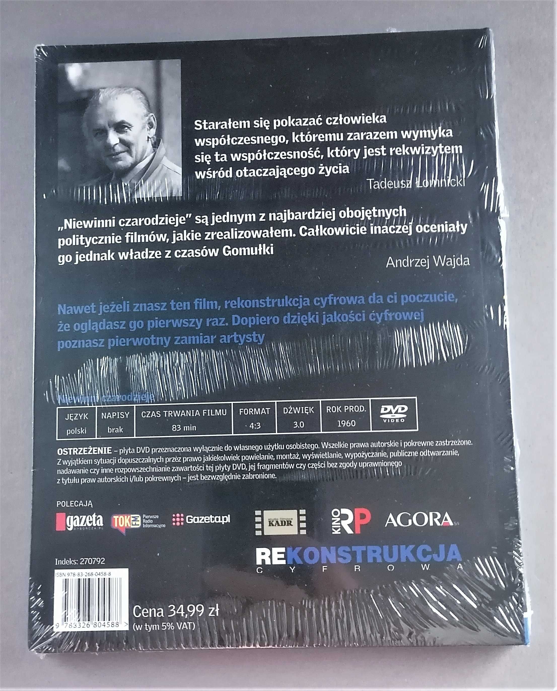 Łomnicki - Niewinni czarodzieje - DVD (folia)