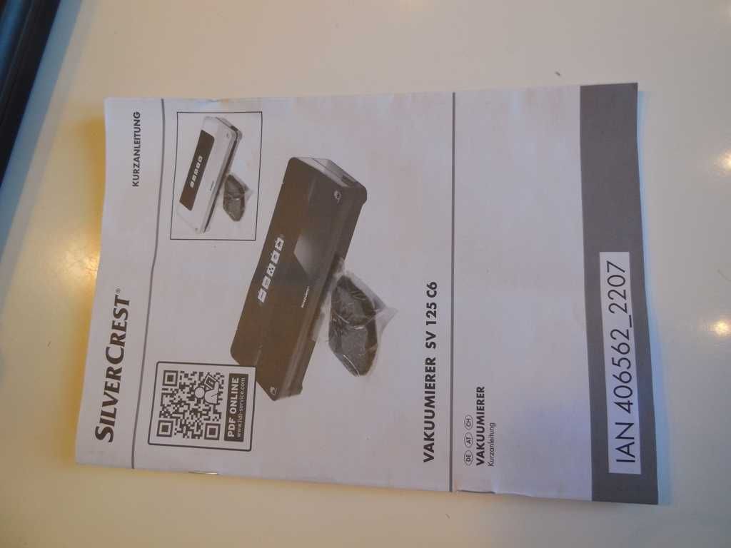 SilverCrest SV 125 C6 zgrzewarka próżniowa do żywności